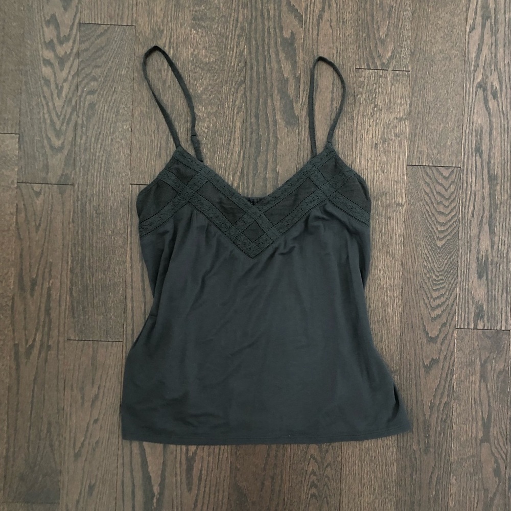 American Eagle Charchoal Grey V-Neck Camisole